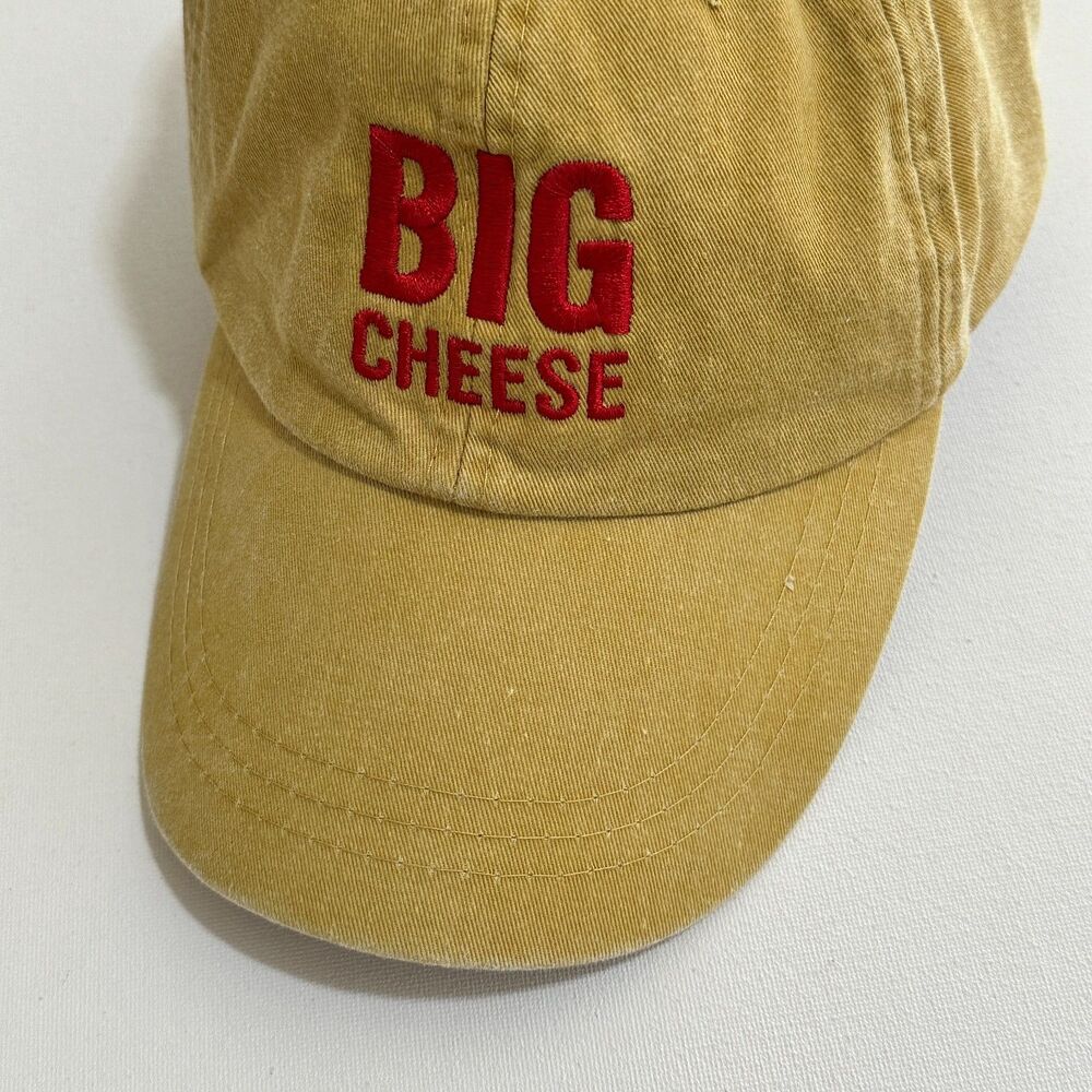 Murray’s Big Cheese Adams Upscale Cotton Dad Golf Hat Baseball Cap Leather Strap - Picture 3 of 12